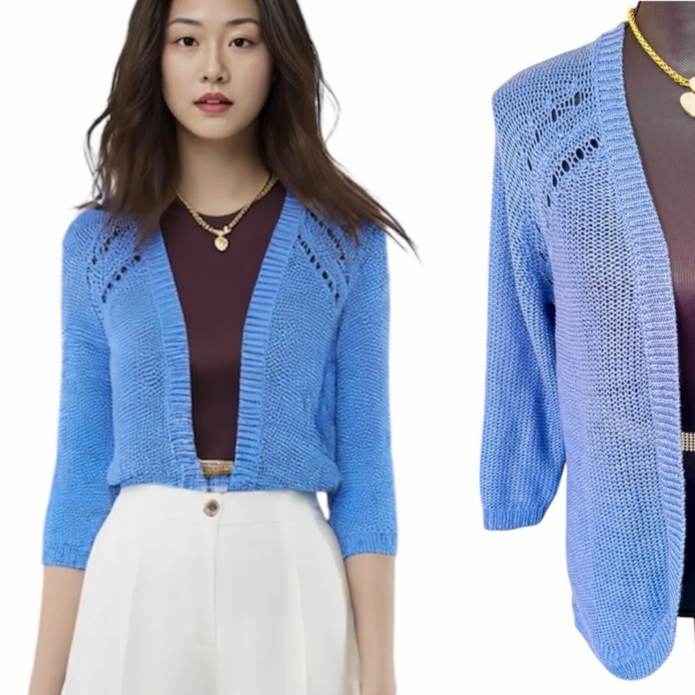 H&M Periwinkle Knit Cardigan - Picture 10 of 10